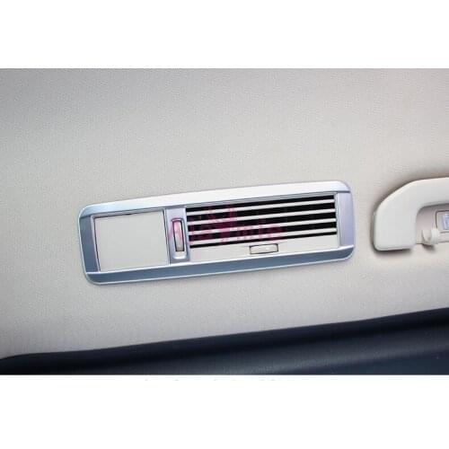 Chrome Roof Air Conditioner AC Vent Outlet Panel Trim 2014 2015 2016 2017 For Mercedes Benz Vito W447 Car Styling Accessories