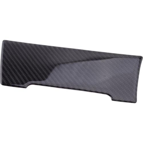 CITALL Black Carbon Fiber Console Cigarette Lighter Cover Trim Fit For VW Golf 7 2013 2014 2015 2016 2017