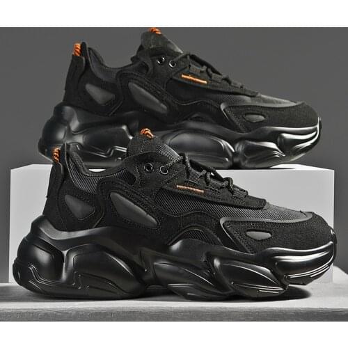 New Summer Chunky Sneaker Women Couple Running Shoes Men Breathable Mesh Sports Shoes Thick Sole Walking Shoes Zapatillas Hombre