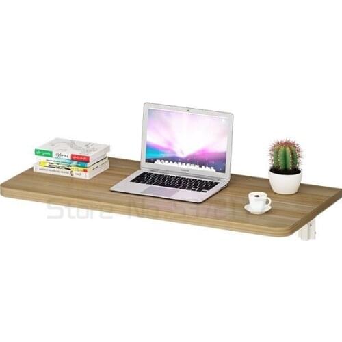 Wall mounted folding table invisible solid wood learning desk wall mounted dining table computer table kitchen table