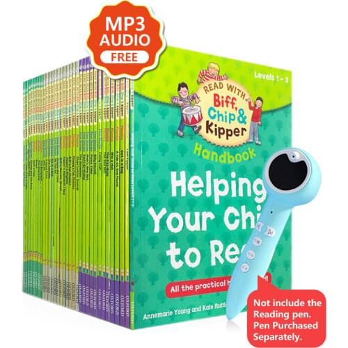 Oxford Reading Tree 1 Set 33 Books 1-3 Levels Biff Chip&Kipper Handbook English Phonics Story Picture Book Education Children
