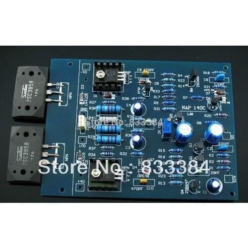Wholesale!!! New 2pcs NAP-140 Classic NAIM CLONE Audio Power Amplifier 100W+100W 4Ohm 40V DIY KIT