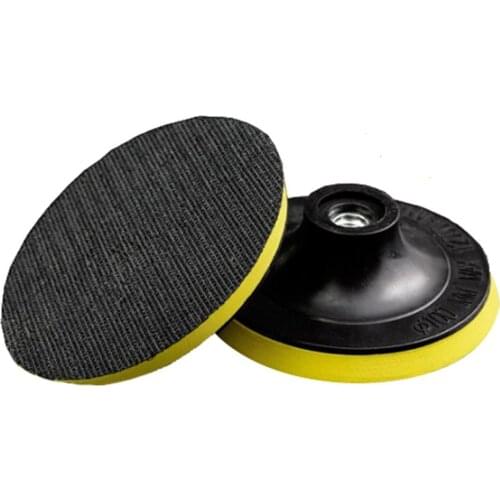 M14 Backing Pad Car Auto Polisher Buffing Sanding Angle Grinder Hook Loop Backing Pad Discs Durable Easy to Use Universal