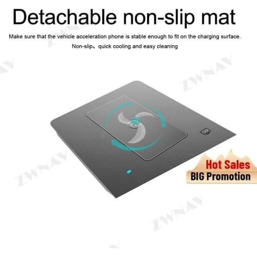 QI Car intelligent fast wireless charger for Volkswagen Bora 2019 intelligent infrared Fast Wireless Charging Car Phone Holder