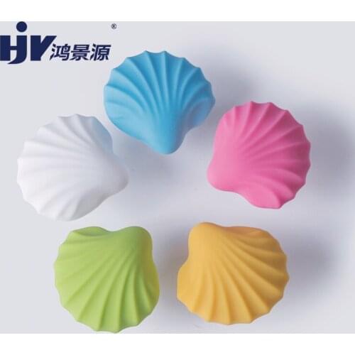 Furniture Handle Cabinet Knobs Ocean Shell Childrens Drawer Pulls Furniture button Wardrobe Cupboard Handles Furniture Hardware