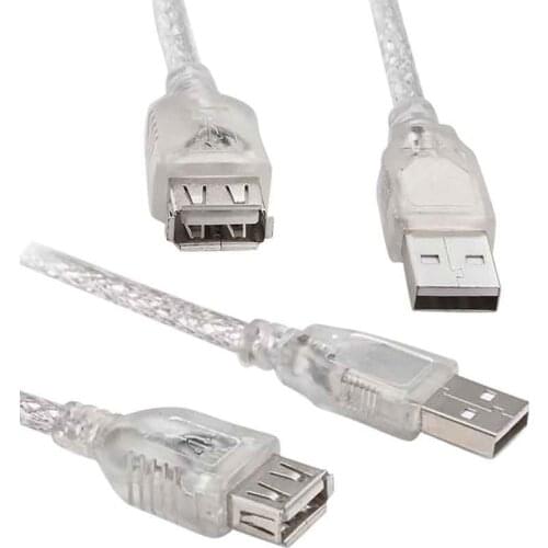 S-LINK SL-AF2010 USB 2.0 TRANSPARENT USB EXTENSION CABLE 10 METRE