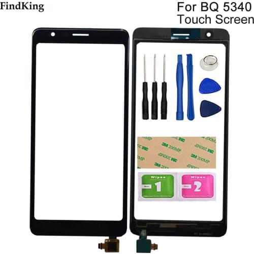 5.3'' Touch Screen Mobile Phone Touch Panel Sensor For BQ 5340 BQ-5340 Touch Screen Front Glass Tools 3M Glue