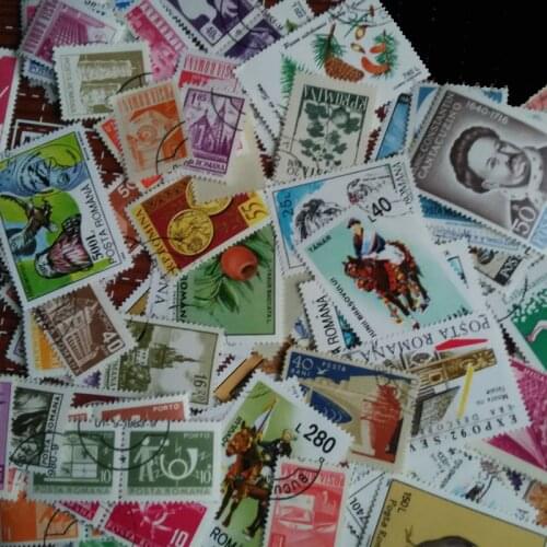 50 pcs / lot All Different Romania Timbru Special Commemorative Canceled Postage Stamps With Post Mark For Collection