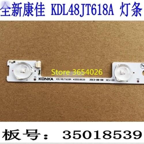 20Pieces/lot LED strips bar lights working for KDL48JT618U KDL48JT618A 35018539 35018540 35018541 6 LEDS*6V 44.2cm