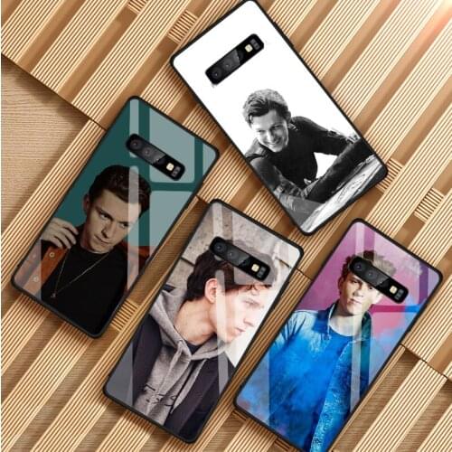 Tom Holland Tempered Glass Phone Case For Samsung Galaxy S8 S9 S10 S20 PLUS J6 J8 2018 NOTE 8 9 10 Cover Shell