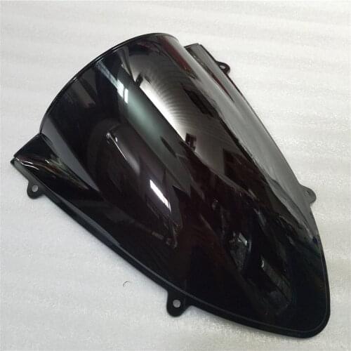 High Quality Black Windshield Motorcycle For Kawasaki Ninja250 Ninja 250 08-09-10-11-12 2012 Bubble Windscreen Wind Deflectore