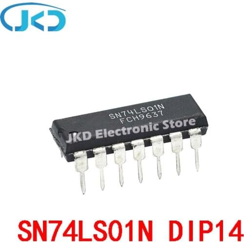 10pcs SN74LS01N 74LS01N 74LS01 DIP-14 New IC