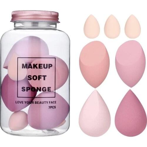4Pcs/Set Makeup Sponge Dry&Wet Use Cosmetic Puff Beauty Powder Puff For Foundation Cream Concealer Make Up Blender Tools