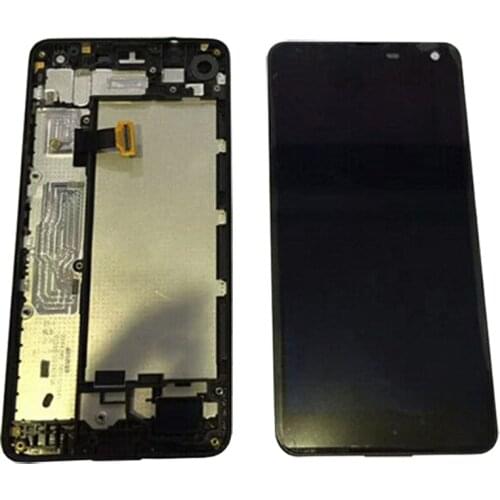 5.0" Black / White + Frame For Nokia Microsoft Lumia 650 RM-1154 RM-1152 Lcd Display With Touch Screen Digitizer Assembly