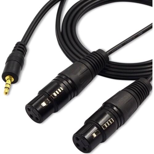 3.5mm Jack To XLR Aux Audio Cable For Microphone Speaker Sound Mixer Consoles Amplifier XLR Cable Connector Male To Female