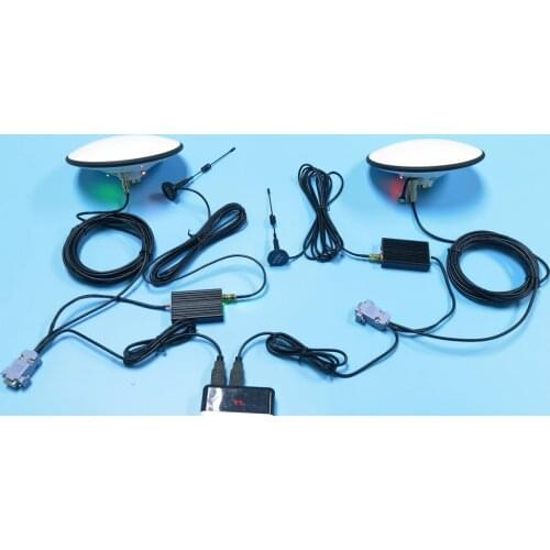TOP168 DB9 RS232 level Base station + rove + transmission module RTK GPS high precision centimeter level GPS GLONASS GALILEO