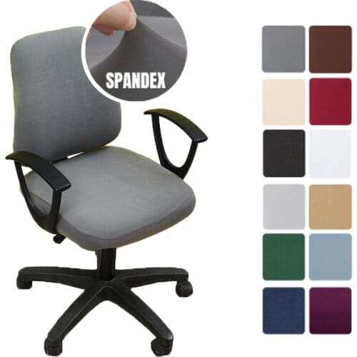 Computer Chair Cover Water Resistant Printing Split Office Chair Sofa Cover Elastic Home With Arms Elastic Swivel Chair Cover