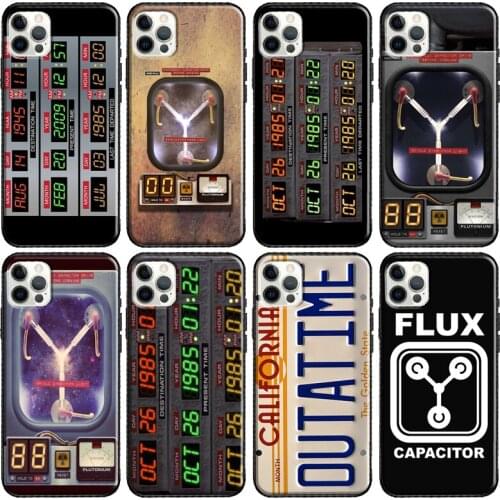 Back to the Future Flux Capacitor Phone Case For Apple iPhone 11 Pro Max 12 mini X XR XS Max 8 7 Plus SE 2020 Cover Shell