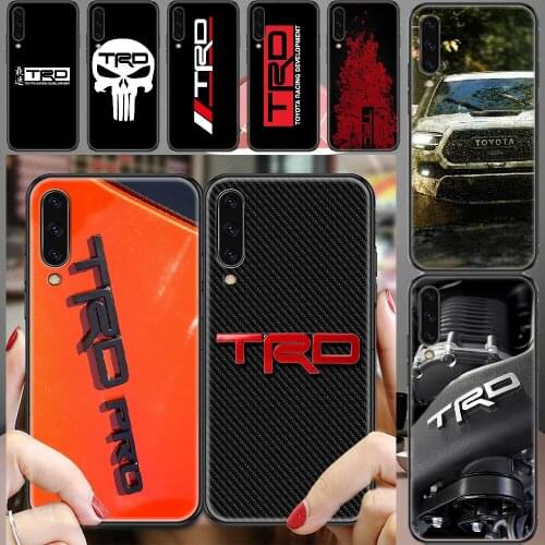 TRD Car Logo Phone case For Samsung Galaxy A 3 5 7 8 10 20 21 30 40 50 51 70 71 E S 2016 2018 4G black trend prime painting