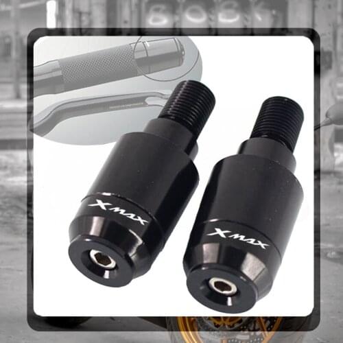 For YAMAHA XMAX 250 125 400 X MAX XMAX250 Motorcycle Accessories CNC Aluminum Handlebar Grips Handle Bar Cap End Plugs