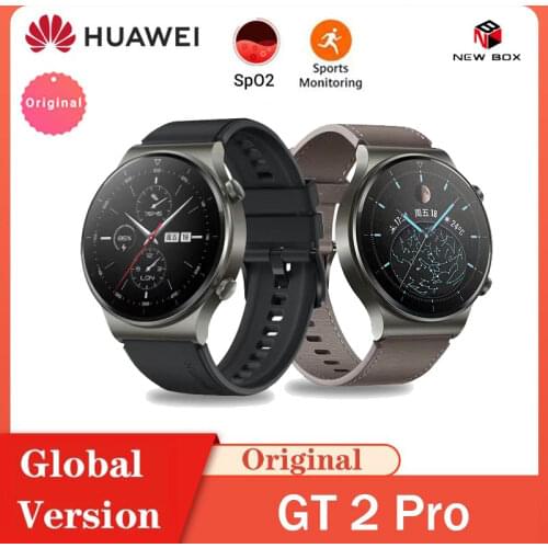 HUAWEI Watch GT 2 Pro SmartWatch 14 Days Battery Life GPS Wireless Charging Kirin A1 GT2 Pro In Stock Ver راقب Global Version