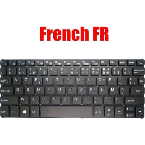 Laptop FR Keyboard For Irbis NB10 NB101 NB102 NB105 K780 KY238-15A French black without frame new