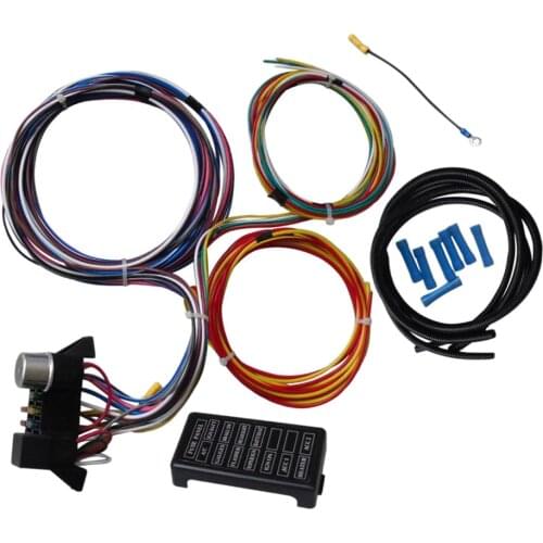12 Circuit Wiring Harness Kit Wiring Harness Muscle Car XL Wires