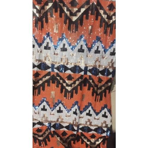 Sequins lace fabric SYJ-9223 high quality french net lace fabric fashion african tulle mesh lace fabric