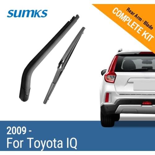 SUMKS Rear Wiper & Arm for Toyota IQ 2008 2009 2010 2011 2012 2013 2014 2015