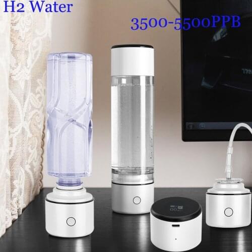Smart MRETOH High Hydrogen Water Bottle SPE/PEM Electrolysis Ionizer Mini Pure H2 Ventilator Alkaline Multifunctional Nano Cup
