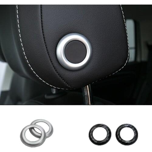 For VW Teramont Sharan 2016-2019 & Bora CC Sagitar 2019 &T-Roc 2018 Car seat head headrest pillow adjustment button cover trim