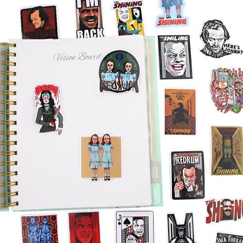 JY365 32 Pcs/set Horror Movie Twin Stickers Poster Kids Toys DIY Phone Laptop Luggage Wall Notebook Car Graffiti Sticker Gift
