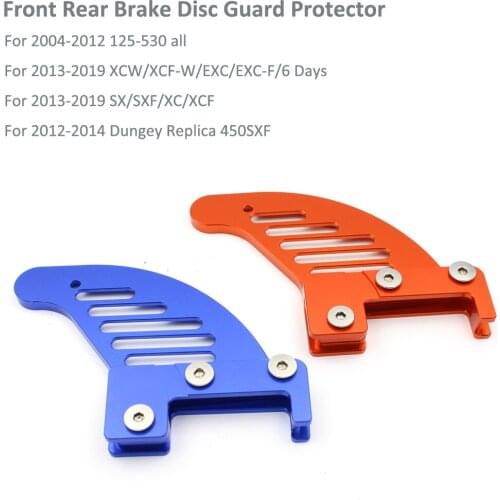 Front Rear Brake Disc Guard Protector For 125 250 200 300 350 450 500 525 530 SXF EXC XCW SX XC MXC 2004-2011 2012 2013 2014