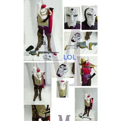 Customize LOL Jhin the Virtuoso Cosplay Costume Armor