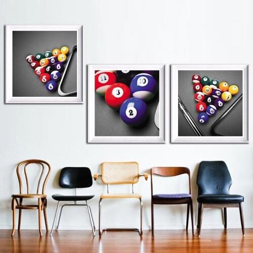 Modern billiard posters for the wall paintings decorating the living room painted canvas art posters art canvas wall picture