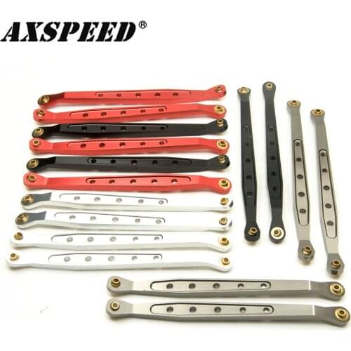 AXSPEED Aluminum Alloy Upper & Lower Suspension shift Link Rod Linkage for 1/10 RC Crawler Axial Wraith 90018 Upgrade Parts