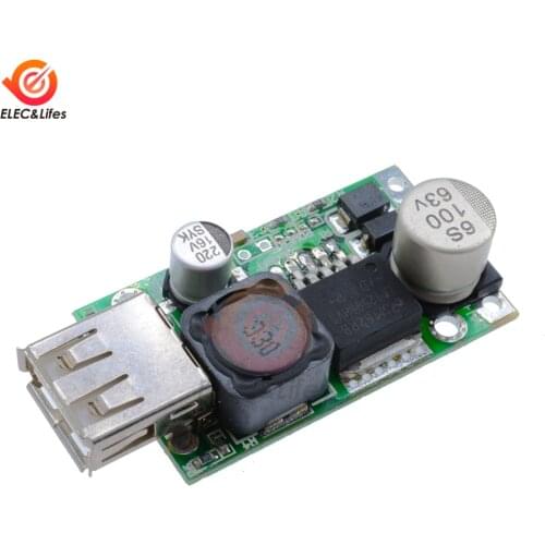 LM2596HV Step Down Module Adjustable module DC-DC 12V/24V/48V To 5V 3A Non-isolated Step-down Buck Converter Module USB Port