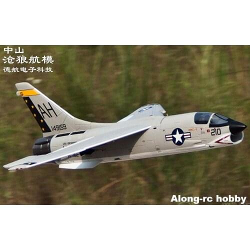 EPO RC Plane Airplane Model Hobby Toy NEW 64MM 64 EDF Jet Freewing F-8E F8E CRUSADER JET Plane 3S PNP SET or PNP LANDING GEAR