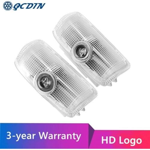 QCDIN Welcome HD Logo Light For NISSAN Car LED Door Lamp Decoration Shadow Projector Light for Teana SYLPHY Altima MAXIMA GT-R