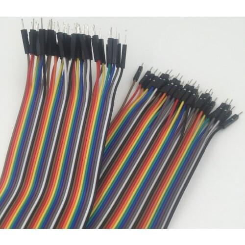 50cm 2.54mm 40Pin Male to Male M/M Connect Jumper Wire Cable Line