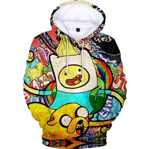 Monopoly 3d print Adventure Time Hoodie Sweatshirts Spring Autum Casual Streetwear Leisure Kids Hoodies adventure time hoodies