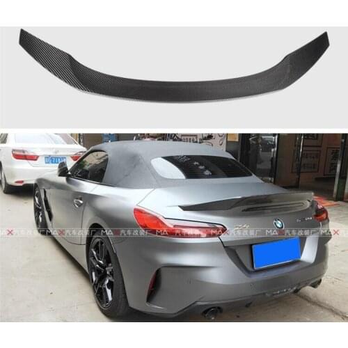 High Quality REAL CARBON FIBER REAR WING TRUNK LIP TAIL SPOILER FOR BMW Z4 G29 2019 2020 2021