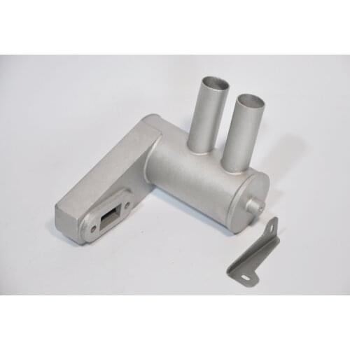 CNC Rear Exhaust Pipe for RCGF 56cc, 61cc, 60cc, Gasoline engine