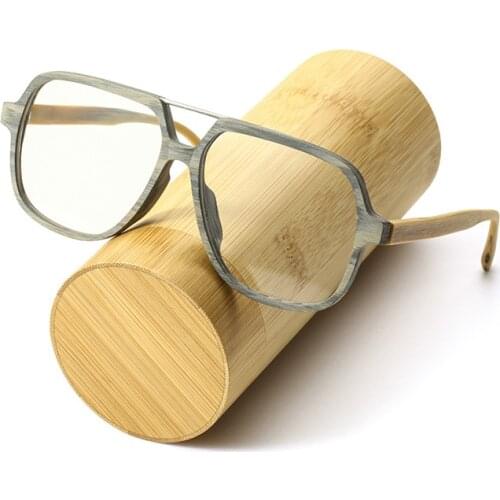 1.56 1.61 1.67 1.74 Eyeglasses Men Wood Oversized Prescription Glasses Lenses Spectacles Myopia Hyperopia Reading Optical Glass