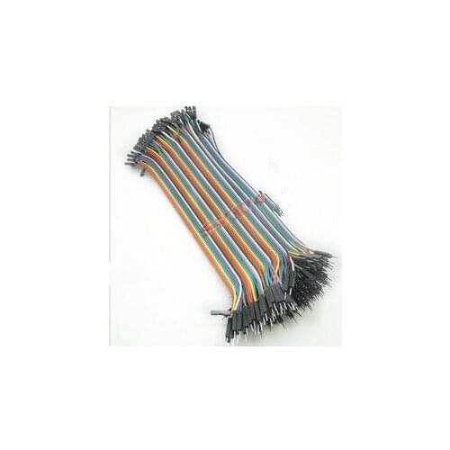 1Lot,40pin male with female DuPont Wire Cable Line 1P-1P Connector 20cm 40 pin 7.87" for lab test breadboard