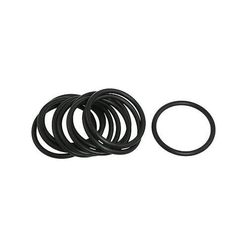 10 Pcs Black Nitrile Rubber O Rings NBR Seal Grommets 65mm x 5.7mm