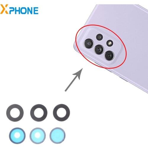 10 PCS Back Camera Lens for Samsung Galaxy A72 SM-A725 Main Rear Camera Lens for Galaxy A72