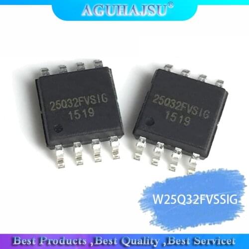 10pcs W25Q32FVSSIG SOP8 25Q32 SOP 25Q32FVSIG SMD smd w25q32 chip and original Flash chip 4M