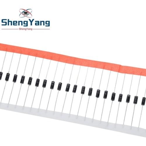 100PCS 1N5817 1N5819 1N5399 1N4937 1N4004 Schottky Rectifier Diode 1N4001 1N4007 UF4007 HER107 FR207 FR157 FR107 RL207 DO-41