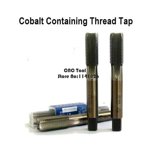 5PCS M10-M14 containing cobalt HSS machine taps straight fluted tap special stainless steel screw tap (M10/M12/M14/M10*1/M12*1)